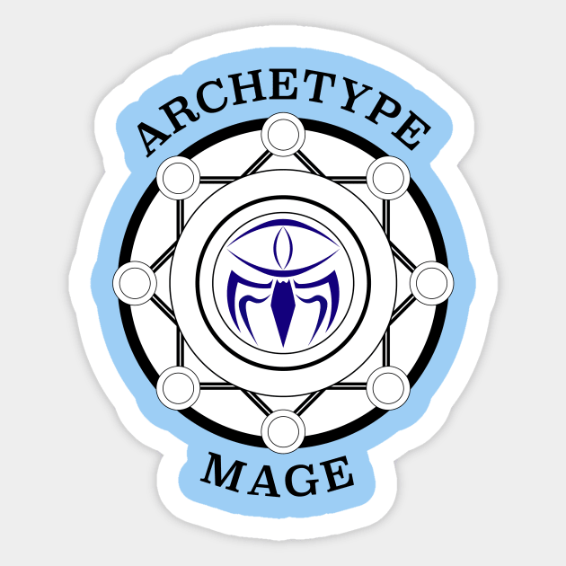 Archetype - Mage Sticker by TwilightEnigma